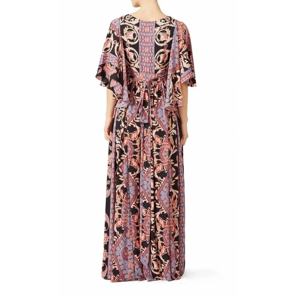 Free People Fern Bohemian Maxi Dress Sz L EUC